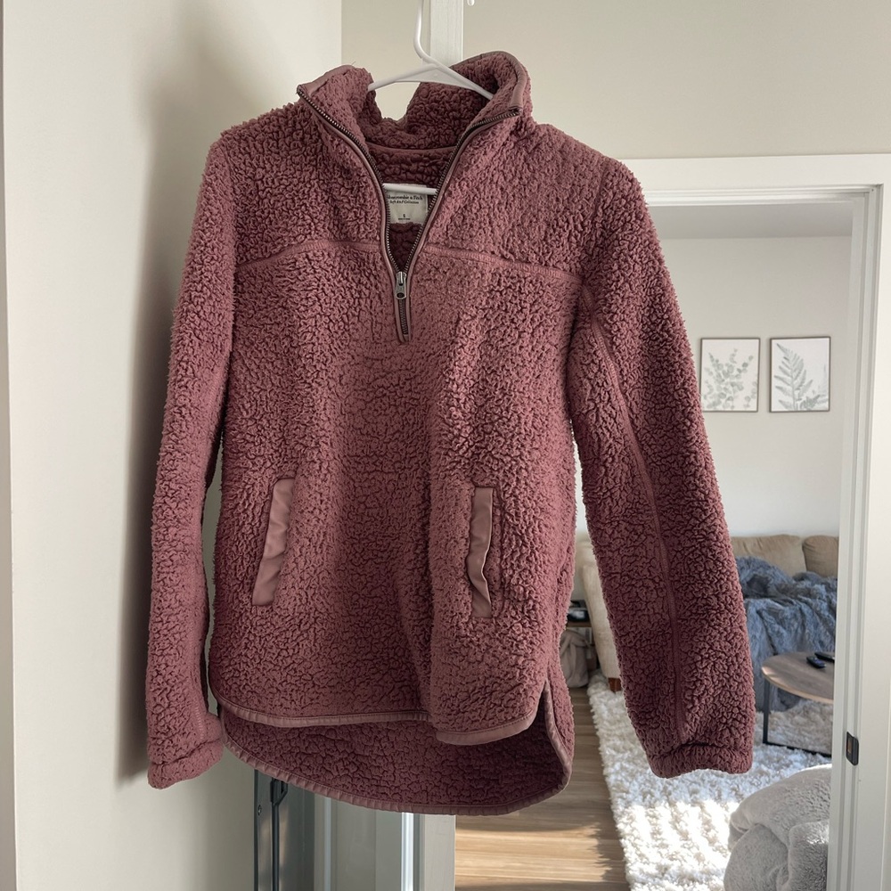 Abercrombie & Fitch Soft AF Collection Plum Jacket